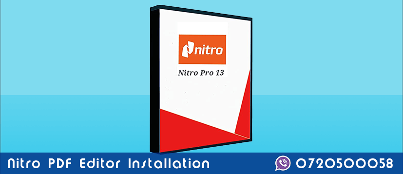 Nitro PDF Editor Installation nairobi kenya