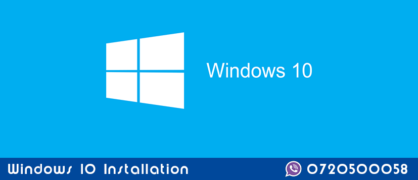 Windows 10 Installation nairobi kenya