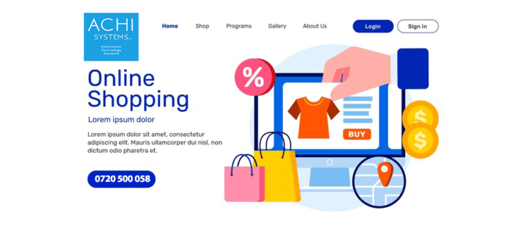 e-commerce website design nairobi kenya