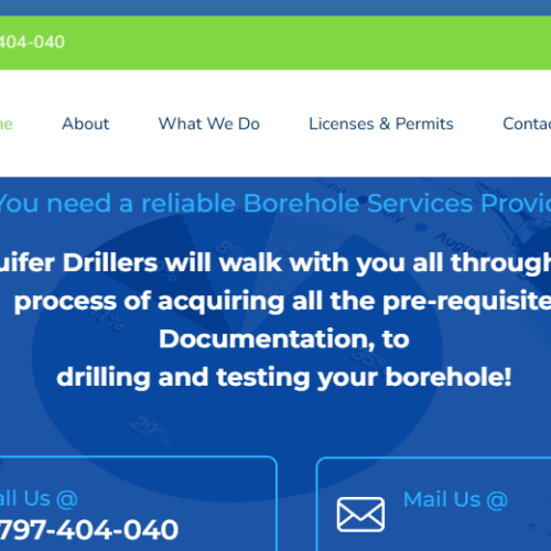 Borehole Drilling Company in Nairobi Kenya