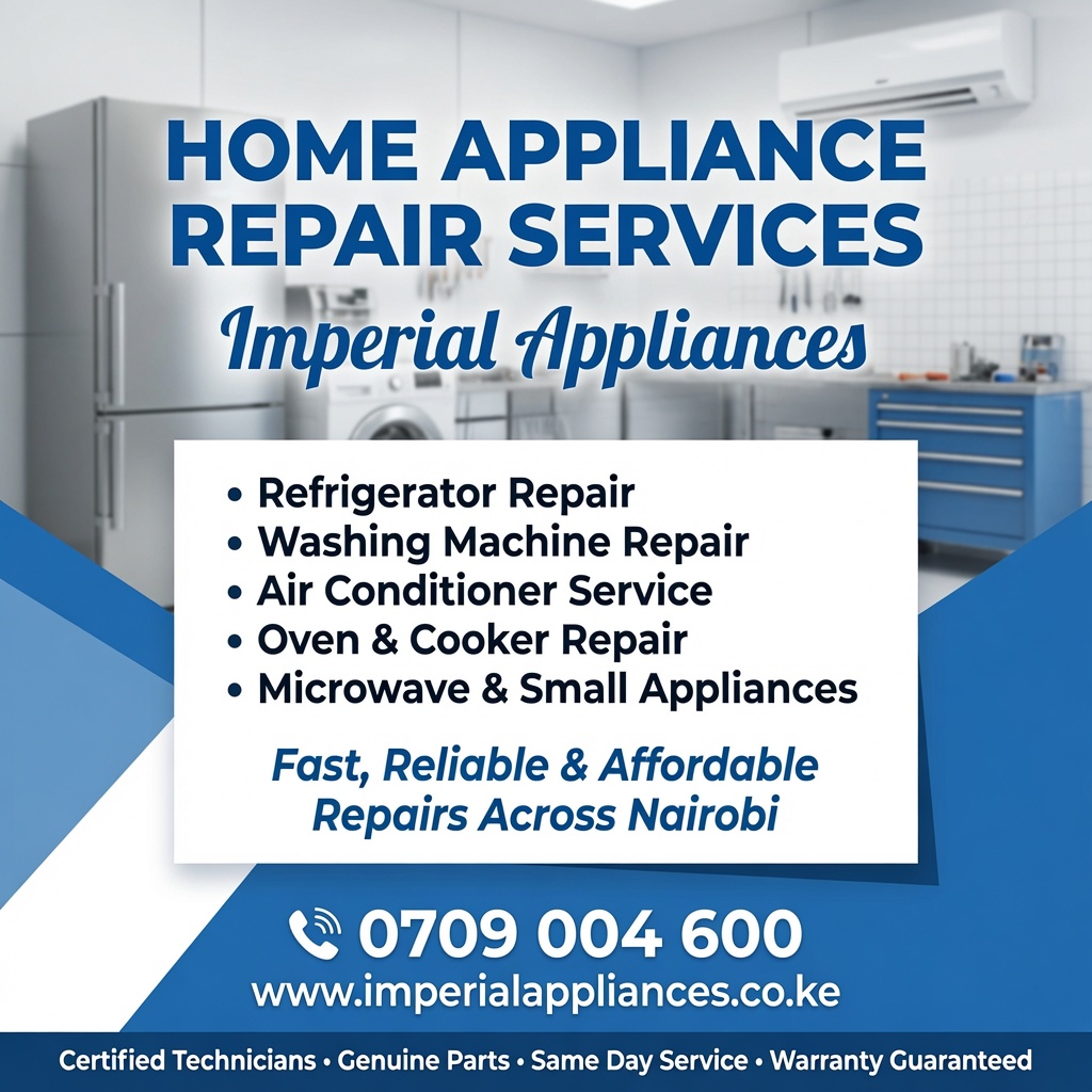 Imperial Appliances: Cooker Repair in Nairobi